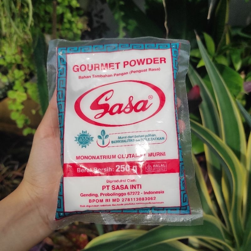 

Sasa Penyedap Rasa MSG 250gr Halal / Mononatrium Glutamat 250 Gr