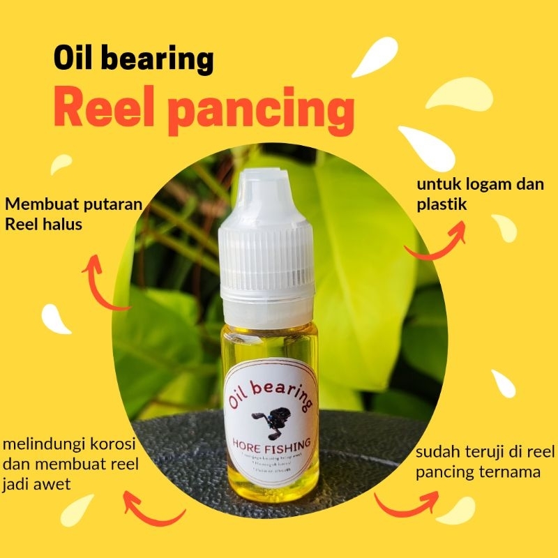 pelumas bearing reel pancing