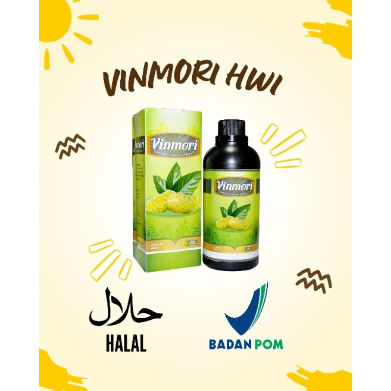 

Vinmori sari mengkudu HWI 500 ml 100% original