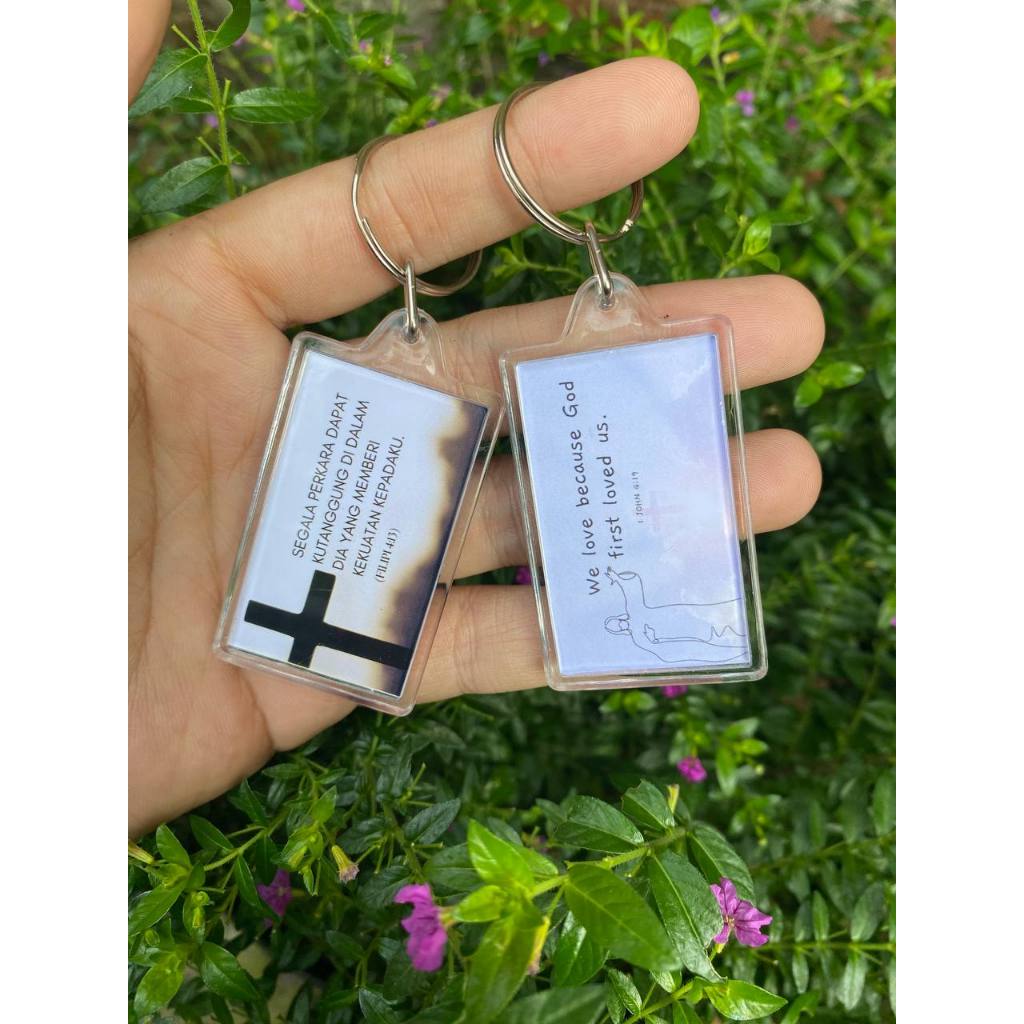 Firman Kecil – Gantungan Kunci Ayat Alkitab Akrilik