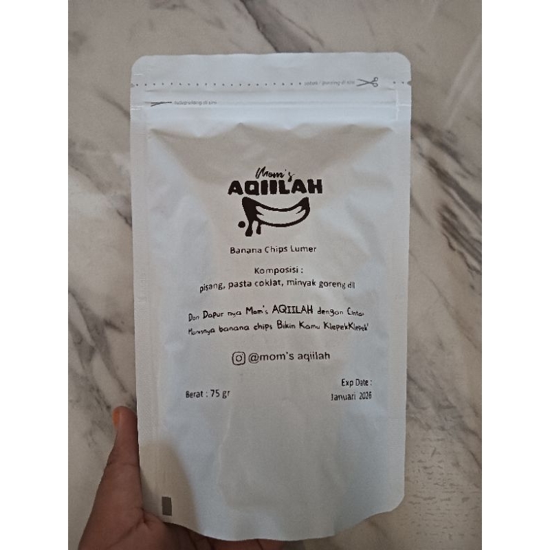 

Banana chips coklat Lumer by Mom's Aqiilah