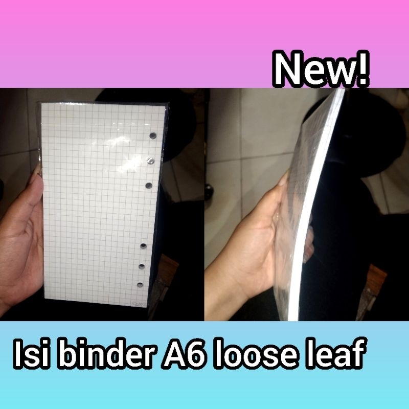 

new loose leaf A6 / isi loose leaf binder daisy