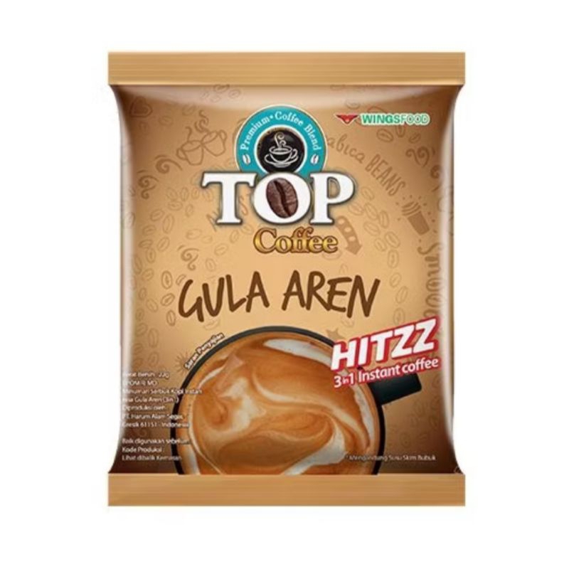 

Top Kopi Coffee Gula Aren renceng isi 15 sachet