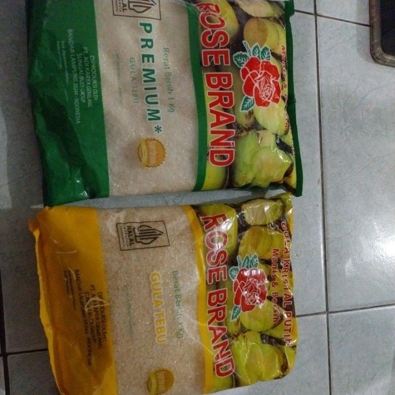 

Gula Premium dan Gula Tebu *Rose Brand*