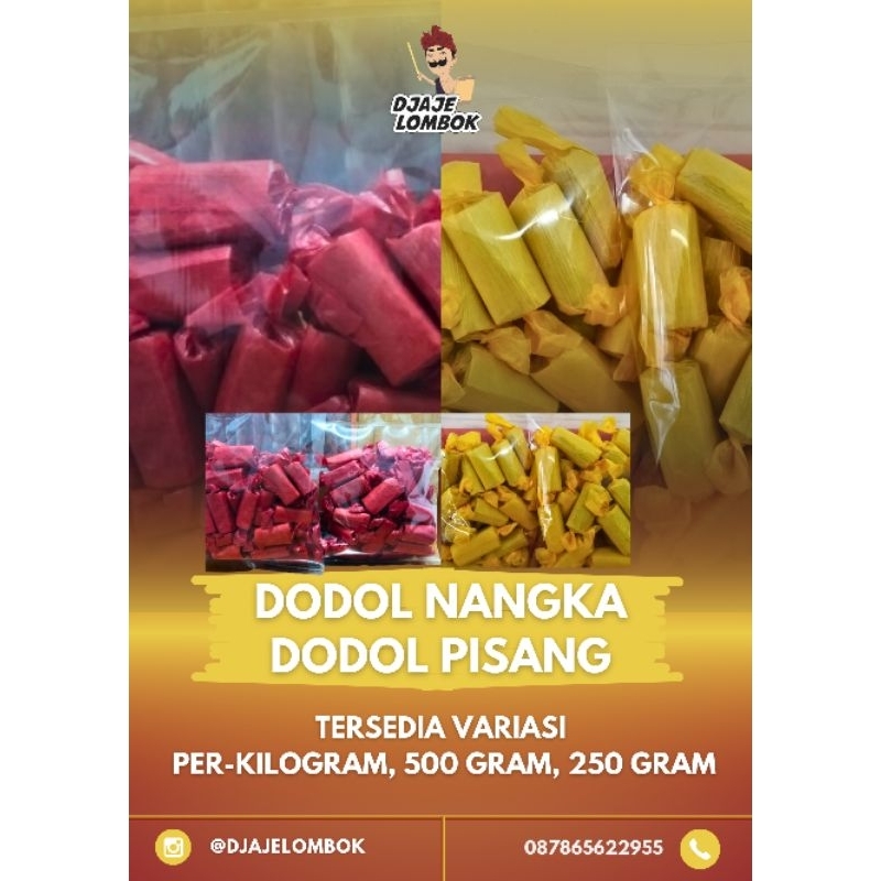 

1 KG, 500 GRAM DAN 250 GRAM DODOL NANGKA & DODOL PISANG DJAJE LOMBOK | OLEH - OLEH KHAS LOMBOK HALAL SEHAT, NIKMAT DAN BERGIZI