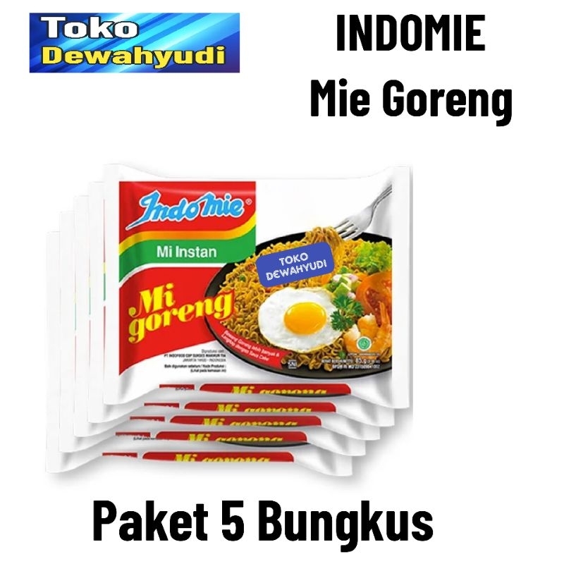 

mie instan INDOMIE Goreng special ( Paket 5 Bungkus )