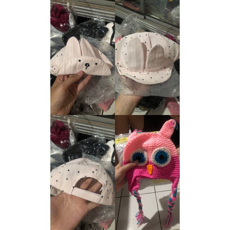 Topi Anak Bayi Import Pet Rajut