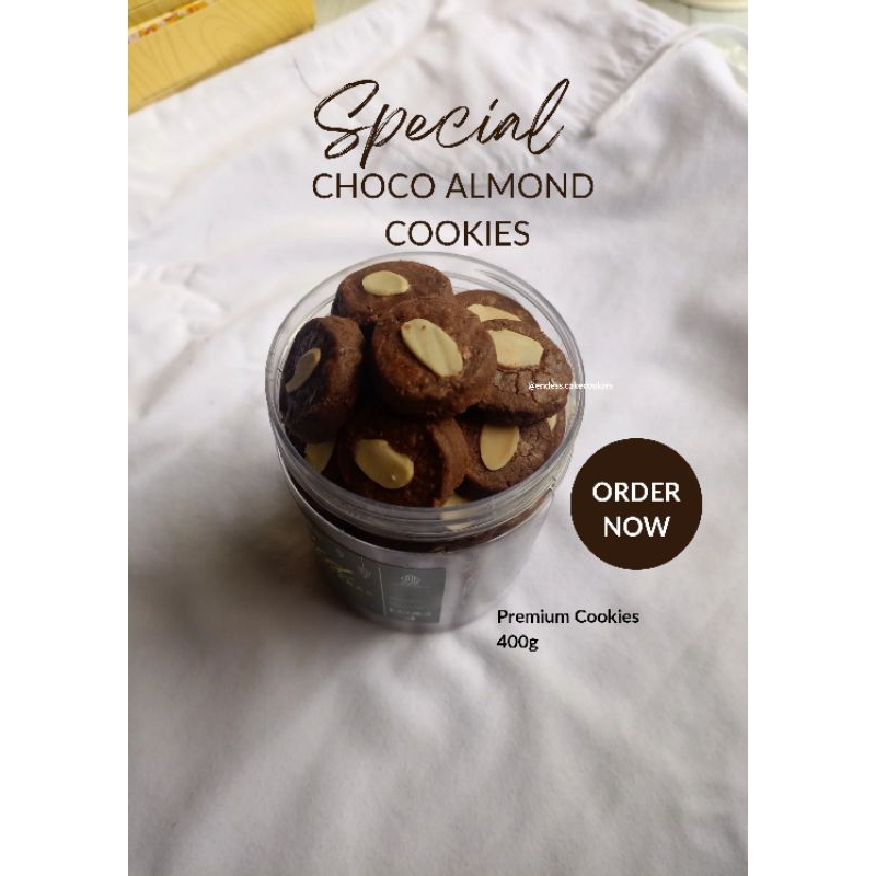 

Choco almond cookies/AlmondCookiesHomemade/CookiesPremium