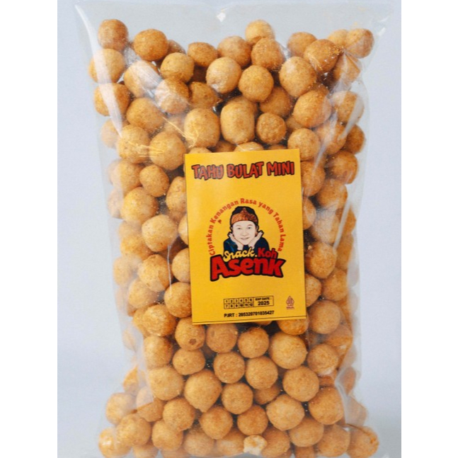 

TAHU BULAT MINI KRIUK ORIGINAL / PEDAS / BALADO / ASAM PEDAS / RENDANG by Snack Koh Asenk kemasan 500 gr