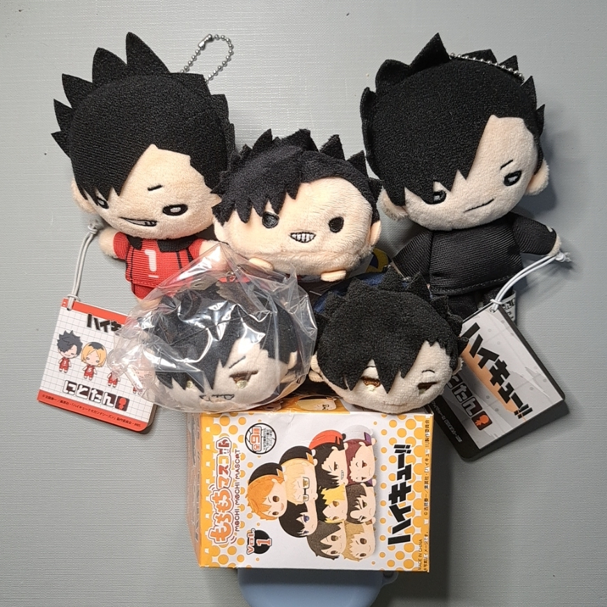 Haikyuu Kuroo Tetsuro Official Merch Mochi Mascot Bonus Noru Nitotan All With Tag