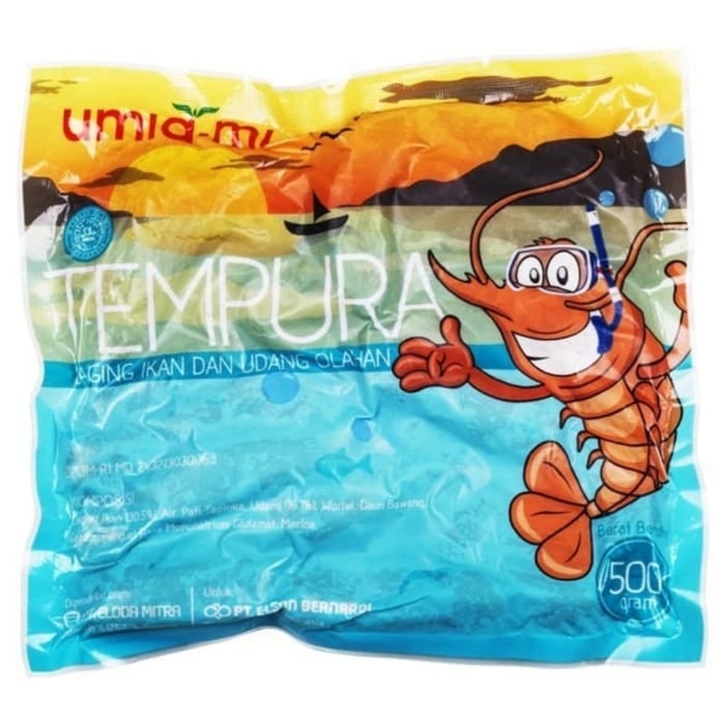 

Umiami Tempura Ikan, udang dan Sayuran, 500g