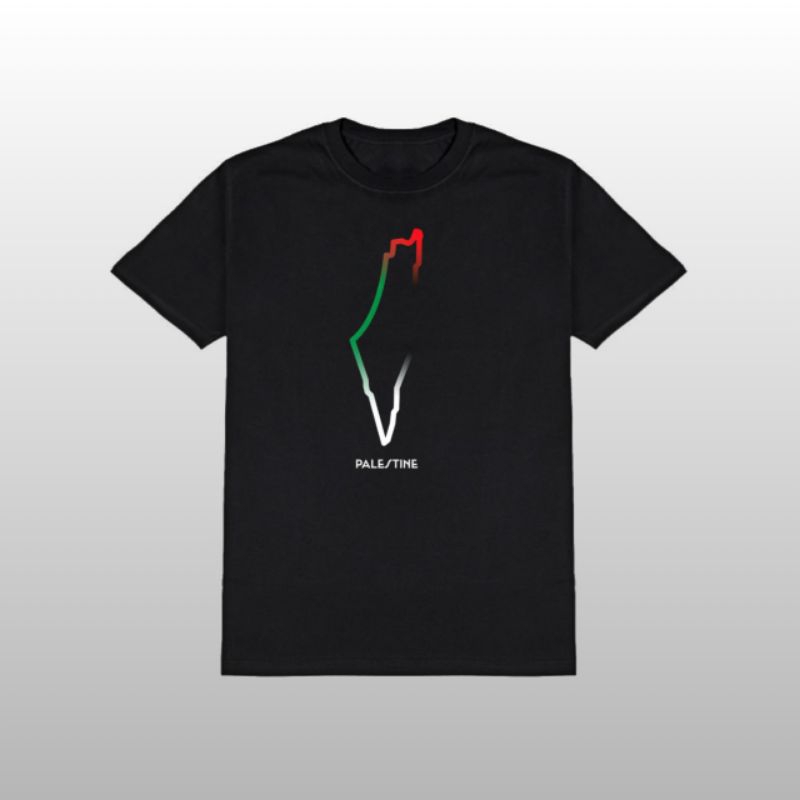 kaos pria hitam [Palestina] free Palestine