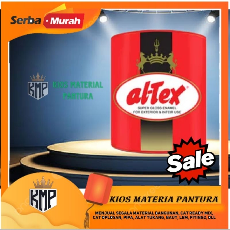 Altex Merah Cat Kayu & Besi 800g