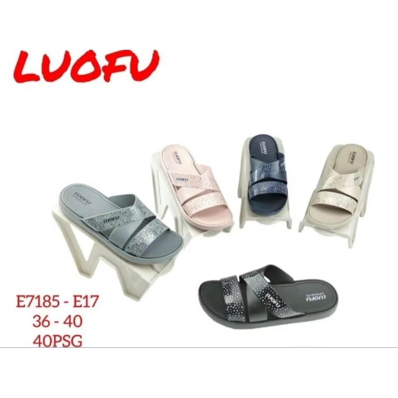 Kalastore03 - Luofu Sendal Jepit Wanita Jelly Import
