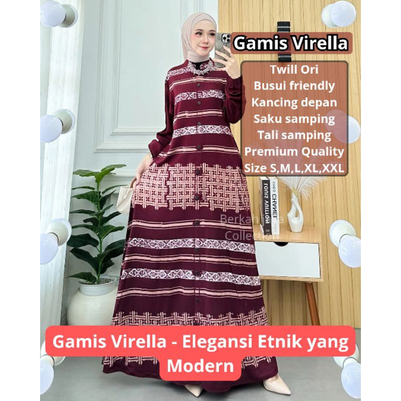 GAMIS VIRELLA - ELEGANSI ETNIK YANG MODERN