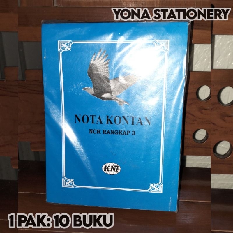 

Nota Kontan NCR Rangkap 3 KNI (B3) / Besar | 1 Pak: 10 Buku
