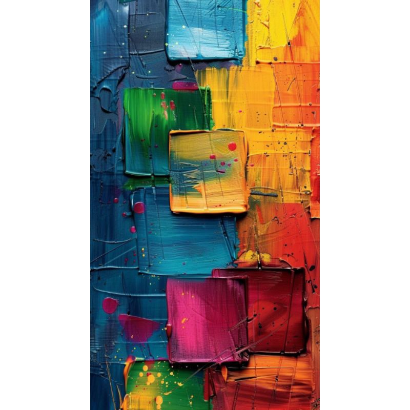 Poster Cetak Hiasan Dinding Jumbo Gambar Abstrak Uk 70 X 100 Cm Tanpa Bingkai, Dekorasi Rumah Ruang 