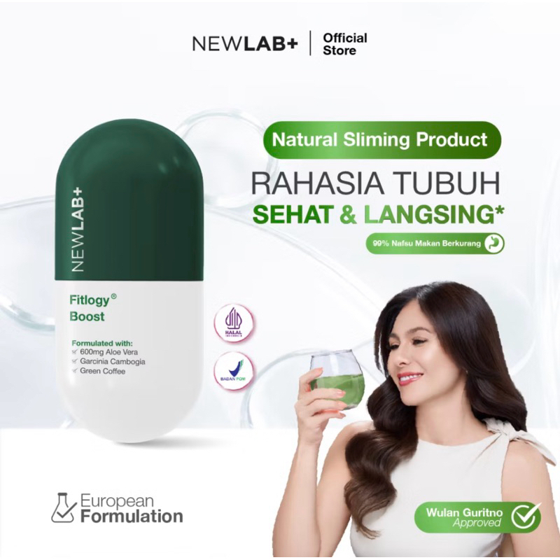 

*Tiara* NEWLAB Fitlogy Boost | Minuman Diet | Suplemen Pelangsing Badan Alami 50gr