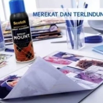 3M Scotch Spray mount spray adhesive lem kertas