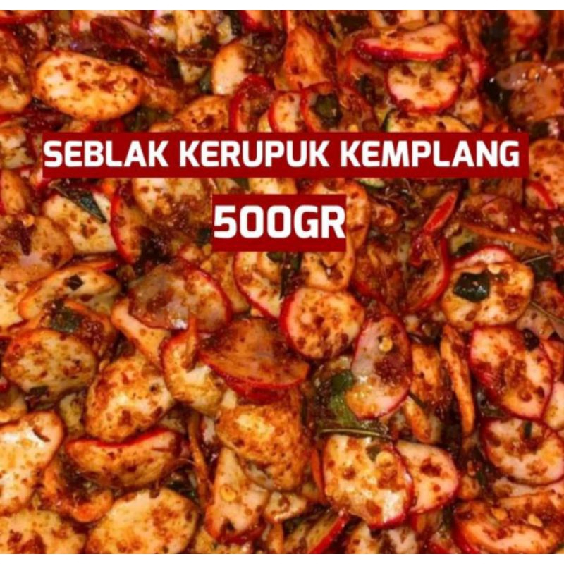 

Kerupuk seblak kering pedas Daun jeruk 500 gram