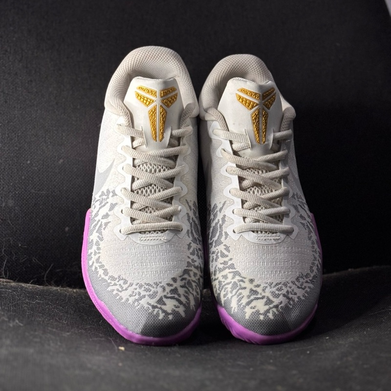 SEPATU BASKET NIKE KOBE MAMBA RAGE - PURPLE PLATINUM Size 41 [26cm]