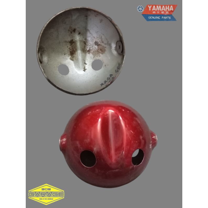 Batok totok depan yamaha l2s rs100 rs125  nos original warna merah candy