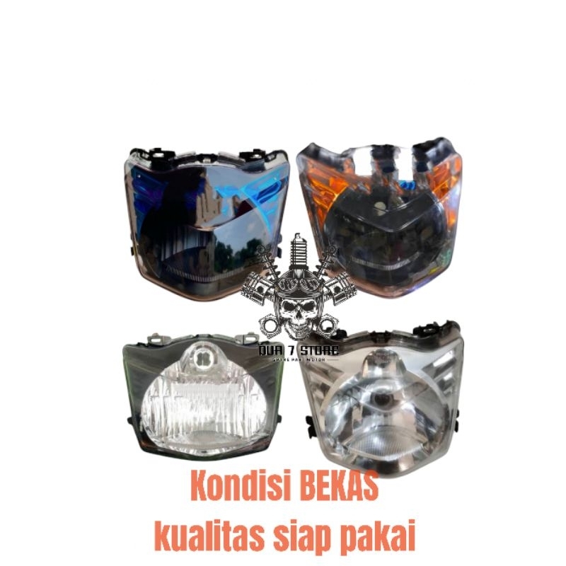lampu depan honda beat karbu lama original copotan variasi