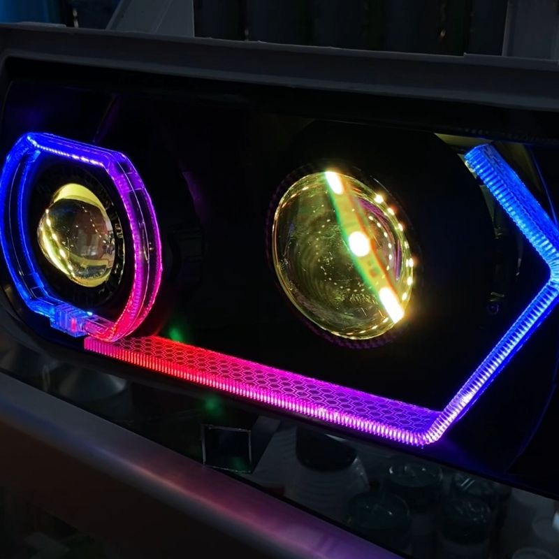 headlamp panther kapsul custom biled