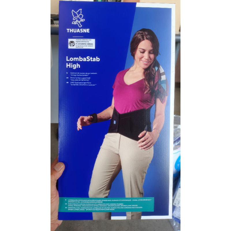 Thuasne lombastab High/lumbar sacro orthosis/lumbar sacro/korset pinggang atas/korset syaraf kejepit