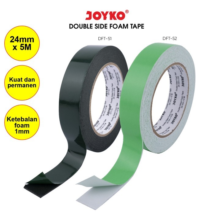 

Joyko Double Side Foam Tape DFT-51 dan DFT-52