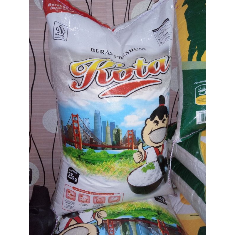 

beras kota 25kg dan 5kg