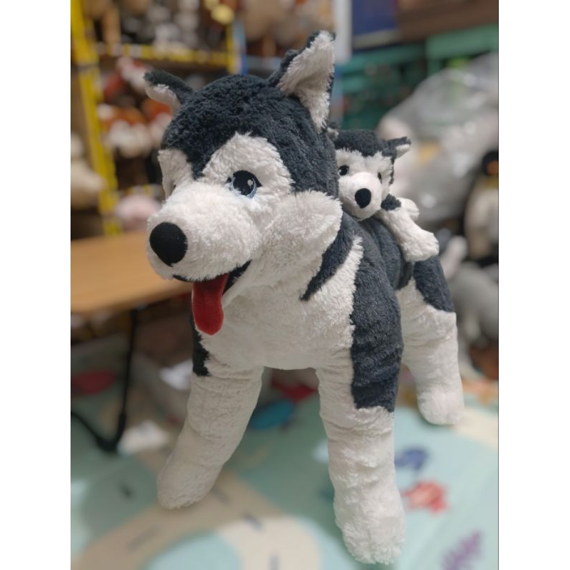 BONEKA HEWAN ANJING  HUSKY SIBERIAN IKEA GUGUK