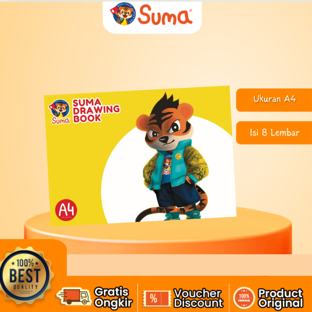 

Suma Buku Gambar A4 - Yellow Suma