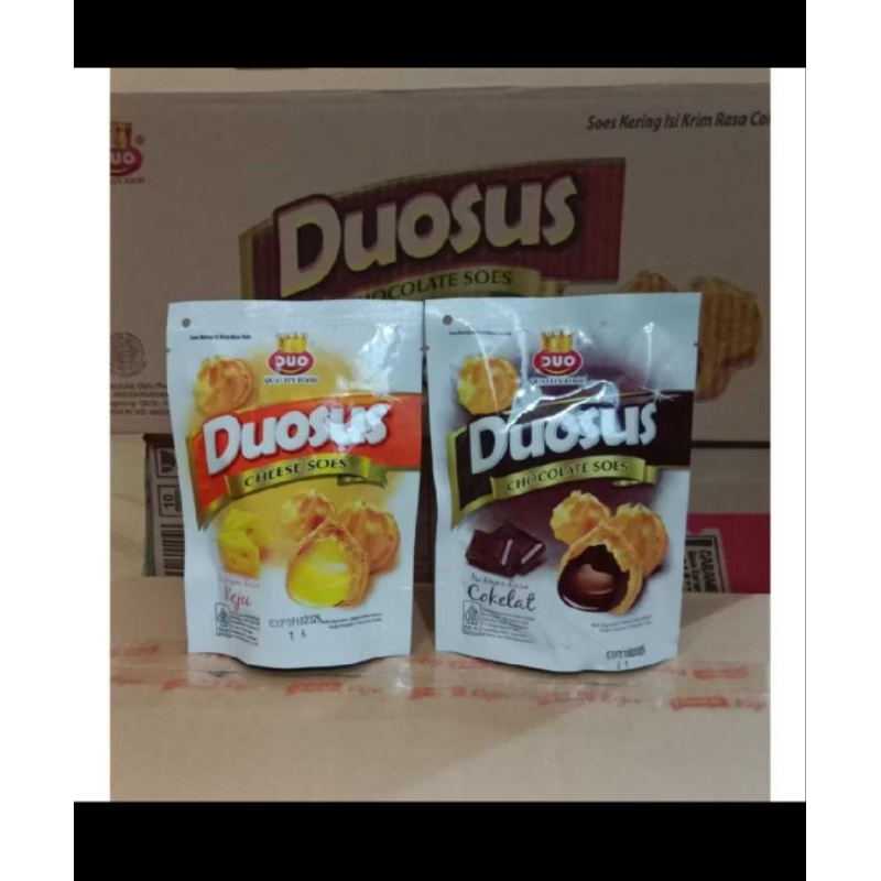 

( Per 5 Pcs ) Duosus 30 gr isi Cream Rasa Cokelat/Keju