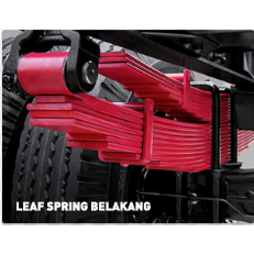 PER DAUN CANTER HDX BELAKANG RR ASSY/SET K-0024 , BAN ENGKEL