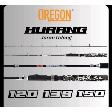 Joran Udang Oregon Hurang 100 120 135 150 Fiber Solid Joran Pancing Udang Danau Lentur