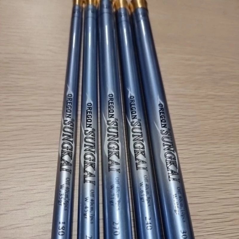 Tegek Oregon Sungkai  Ruas Pendek Ringan Kaku Panjang 180 210 240 270 300 360