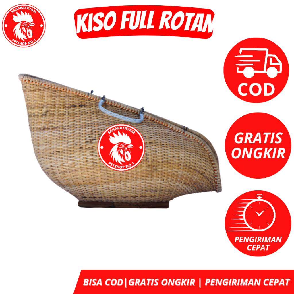 Kiso Rotan Full Tas Ayam Rotan Kepek Ayam Bangkok