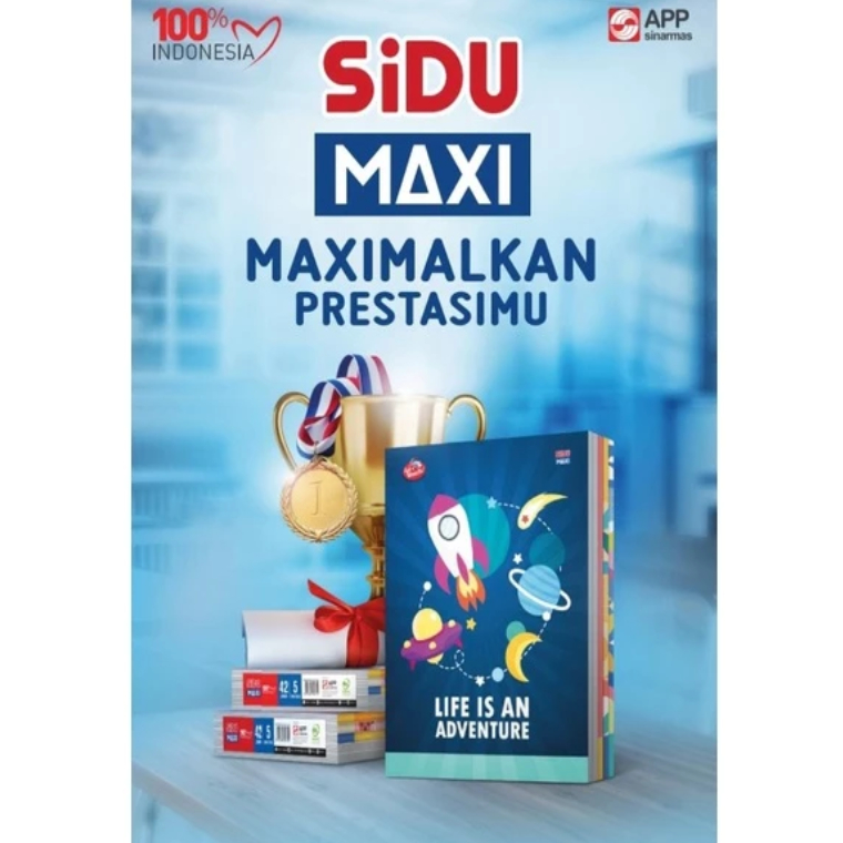 

BUKU TULIS SIDU MAXI 42 1(PCK ISI 5 BUKU) / BUKU TULIS SEKOLAH