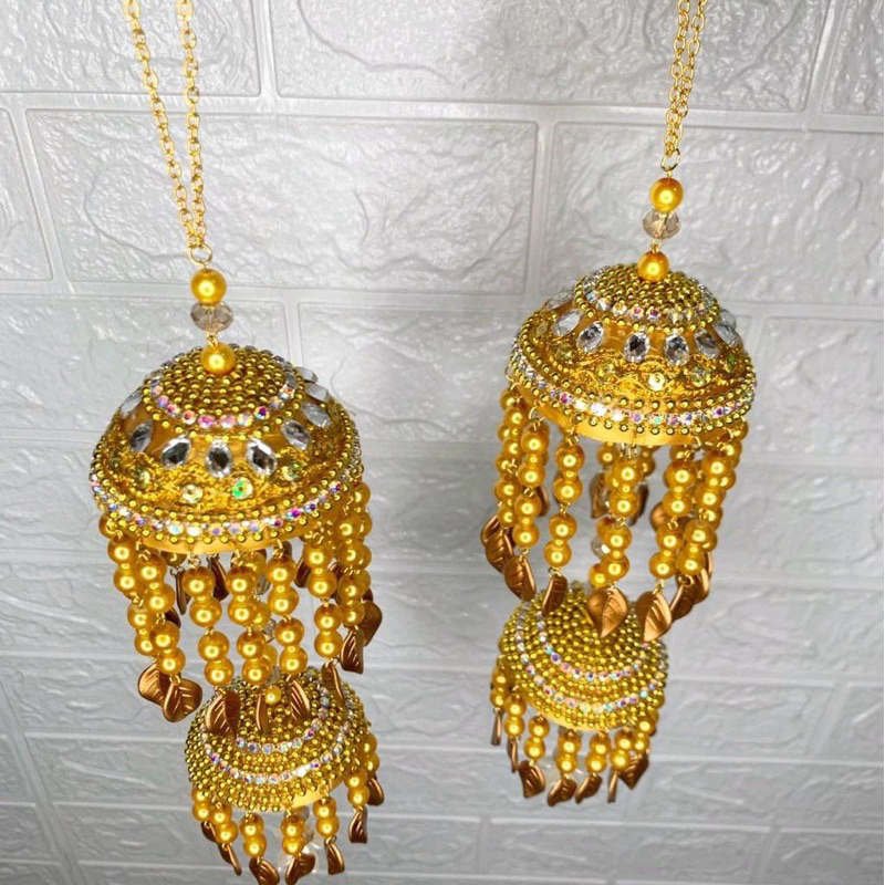 KALIRA INDIA/GELANG JHUM KA SILVER/GOLD, HAND MADE