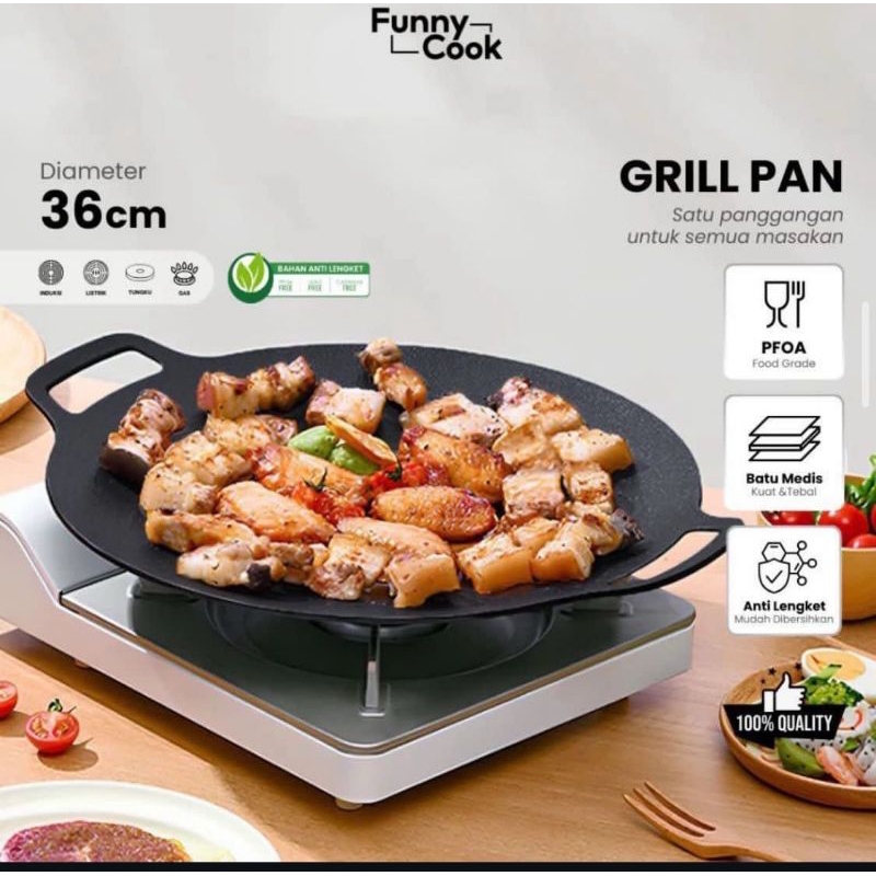 Grill Pan tempat bakar serbaguna