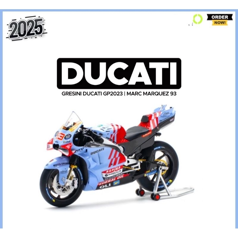 Diecast MotoGP 2024  Mark Marquez / Alex Marquez 1:12 Grisini MotoGP 24