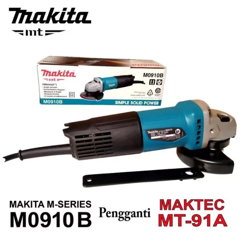 Makita M0910B  Mesin Gerinda tangan 4" / Gerinda listrik 4" M0910B Makita