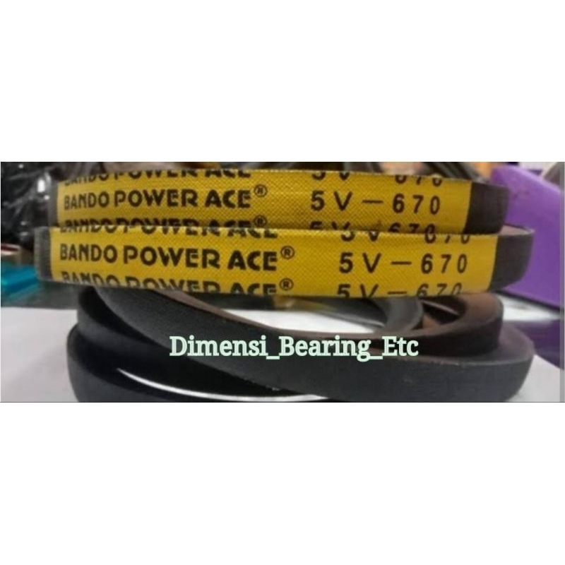 V-BELT 5V 670 BANDO / 5V670 BANDO