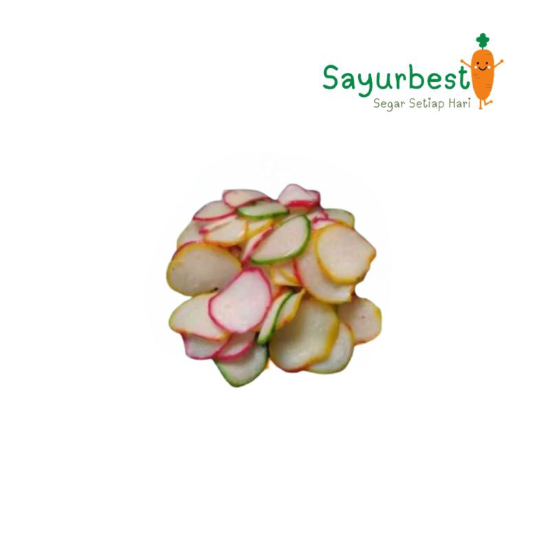 

Kerupuk Bawang warna warni 250gram