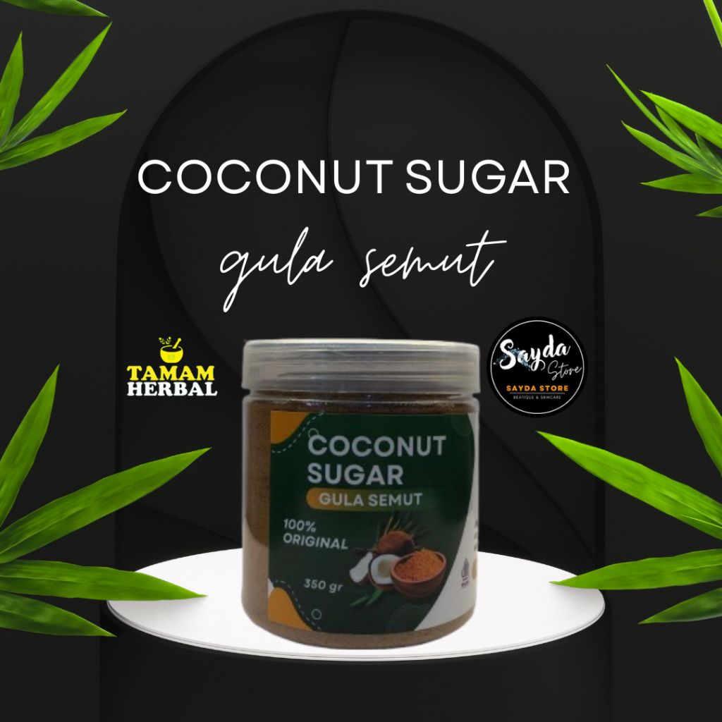 

Gula Semut Aren Organik Original coconut Suger Tamam 350 gram Sugar
