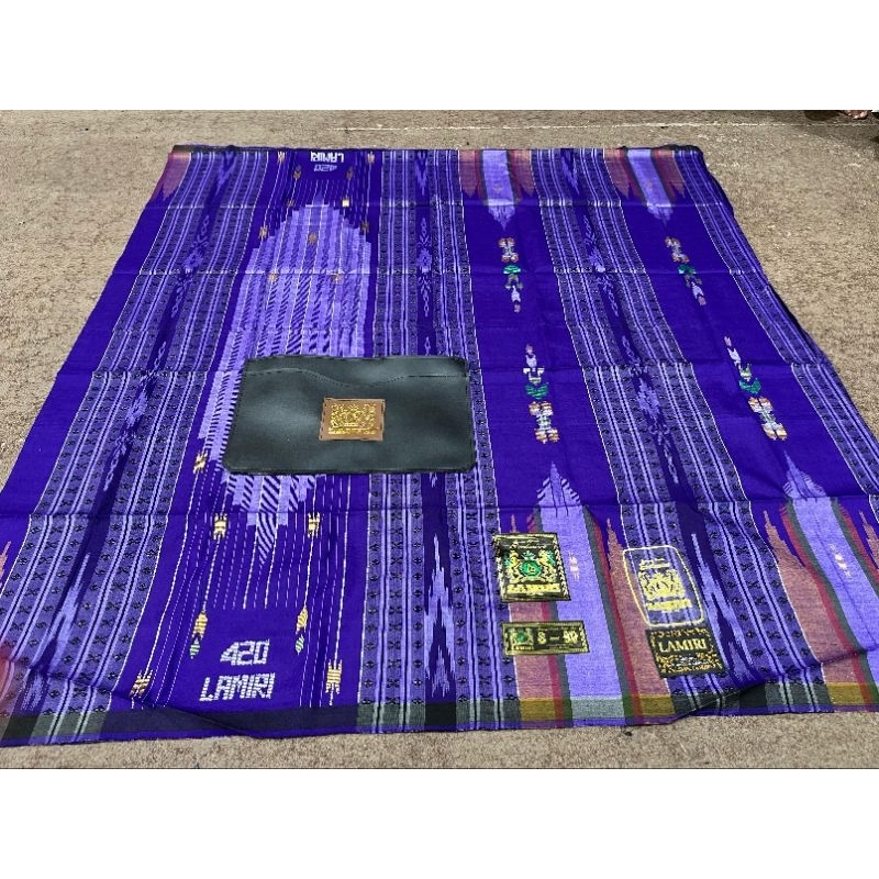 SARUNG LAMIRI SONGKET ASLI 100% MOTIF SGE FULL SUTRA 420 DOUBLE TERMURAH TERLARIS