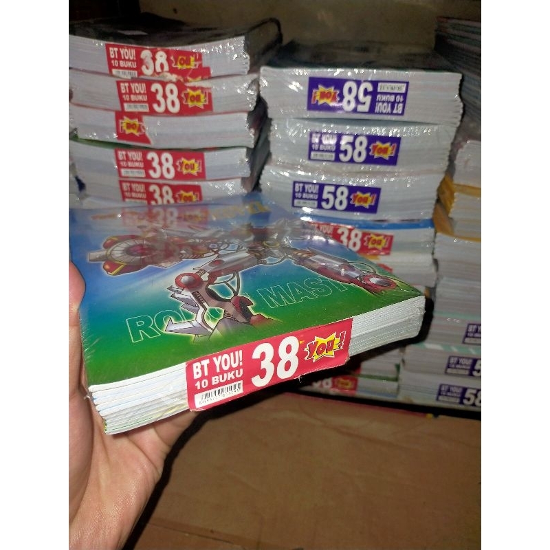 

Buku Tulis merk You! isi 10 Buku 38 Lembar