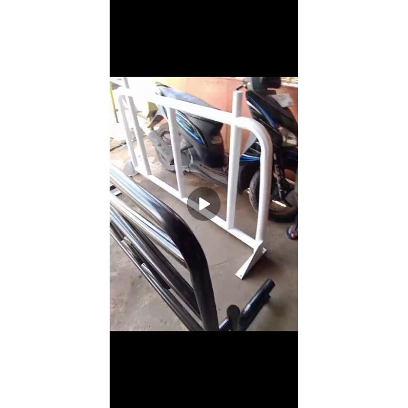 Saungbesi Portal Rolbar Gawangan sepanten model palang 3 buat New Carry Tayo