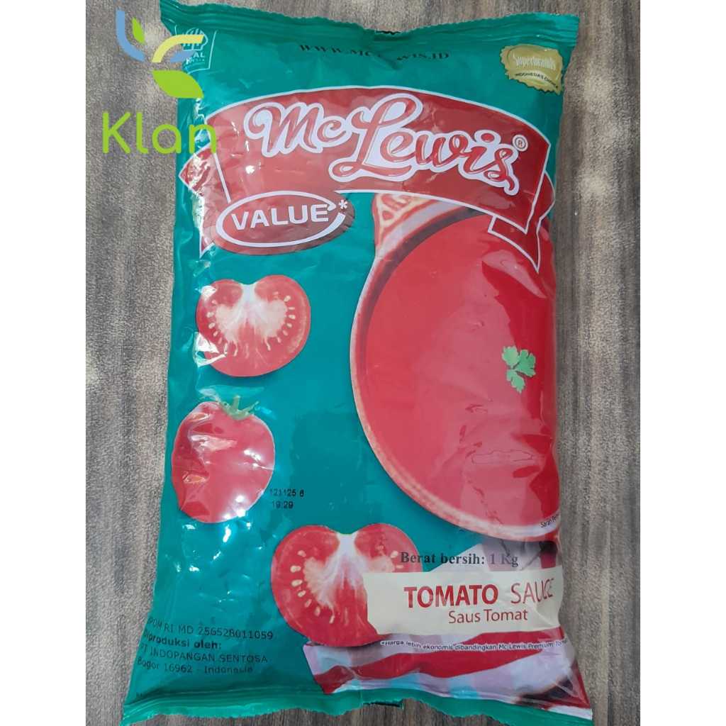 

MC LEWIS TOMATO KETCHUP VALUE 1 KG/ SAUS TOMAT/ SAOS TOMAT